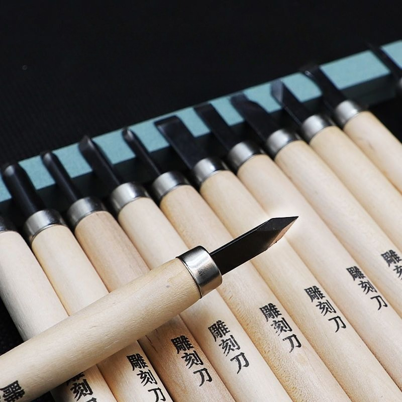 Chisel Set Wood - Carving Knife Set Woodblock Rubber Stamp