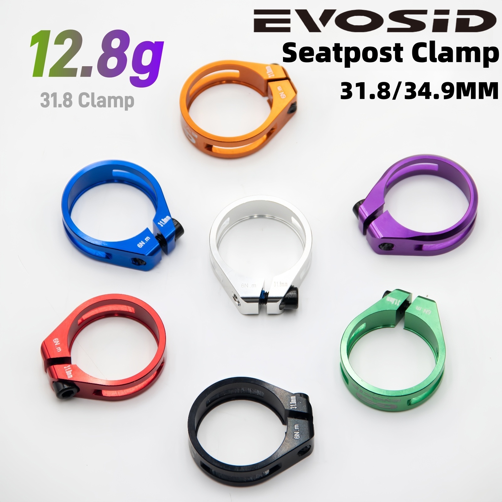 EVOSID MTB Bike Seatpost Clamp - Pipe Clamp Bar recension och pris