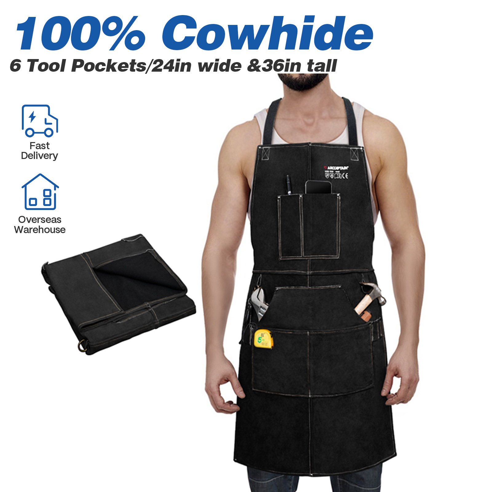 ARCCAPTAIN Leather Welding Wor - Tools For Welding Workshop recension och pris